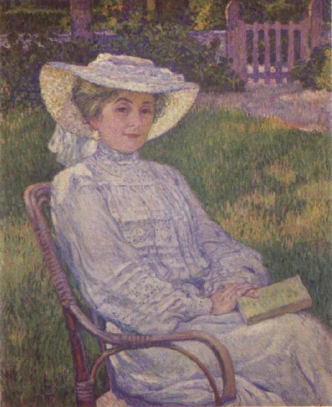 Theo Van Rysselberghe The Woman in White oil painting picture